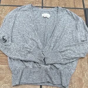 Anthropologie Heather Gray Women's Cardigan M